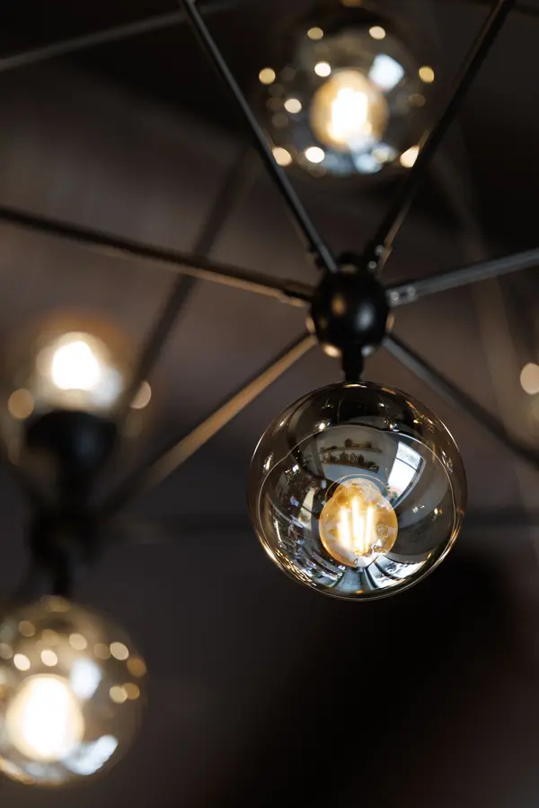 Edison ampullü modern tavan lambası